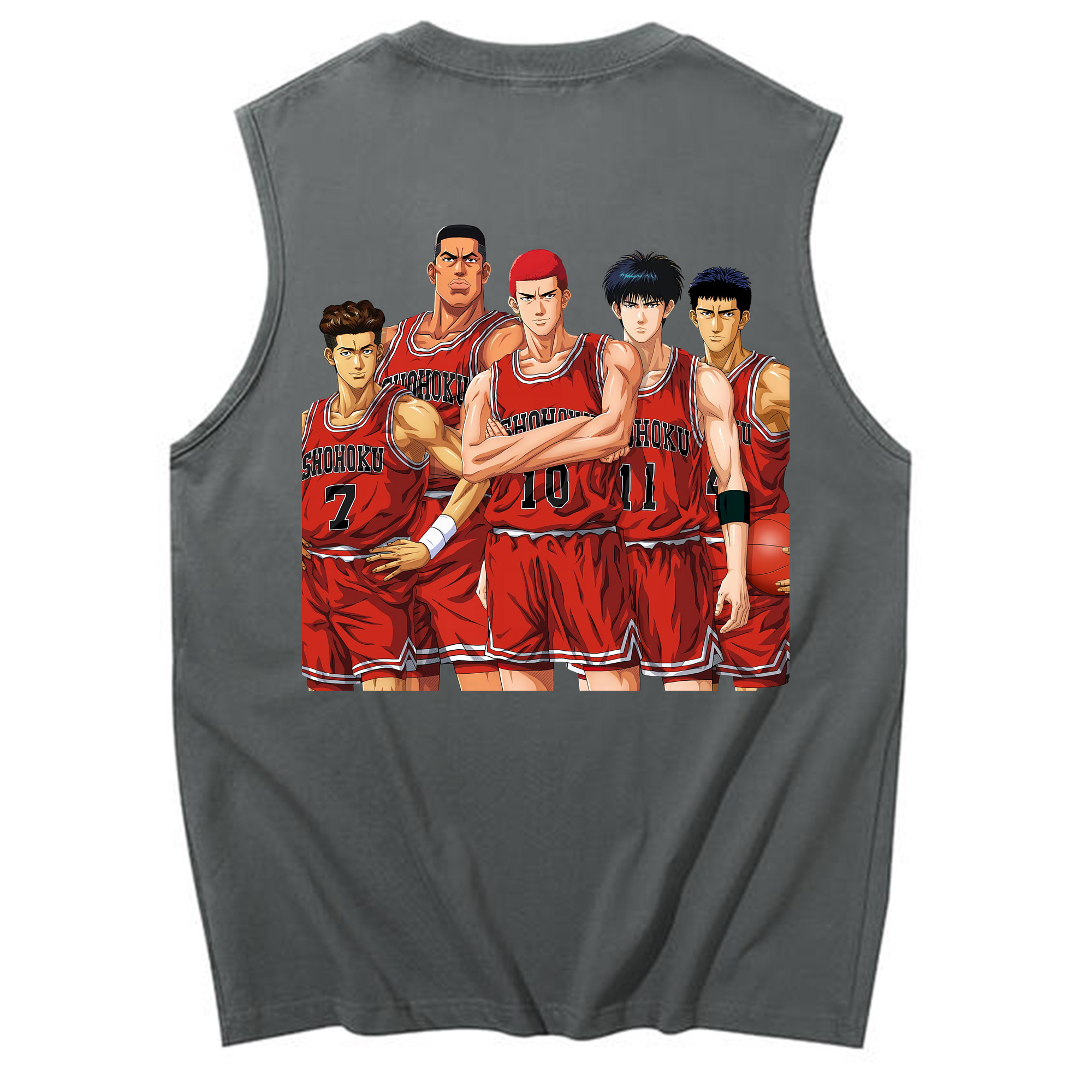 （画像用） SLAM DUNK／スラムダンク コットン100％タンクトップ（背面プリント）